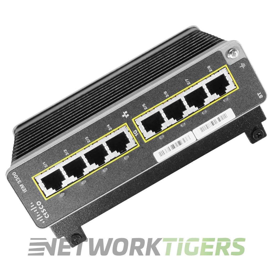 NEW Cisco IEM-3300-8T Catalyst IE3300 Rugged 8x 1GB RJ45 Switch Module