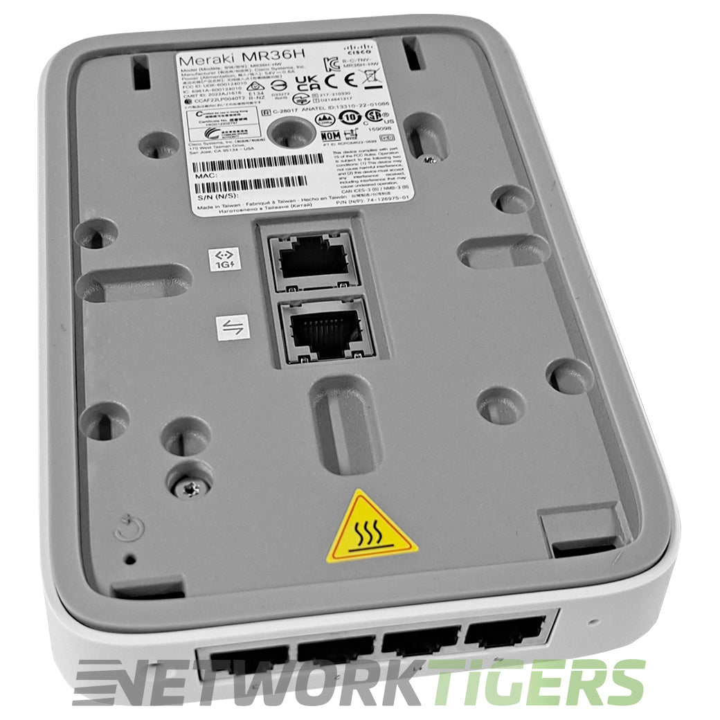 NEW Cisco Meraki MR36H-HW Dual-Band 802.11ax 2x2:2 Wall Switch Unclaimed WAP