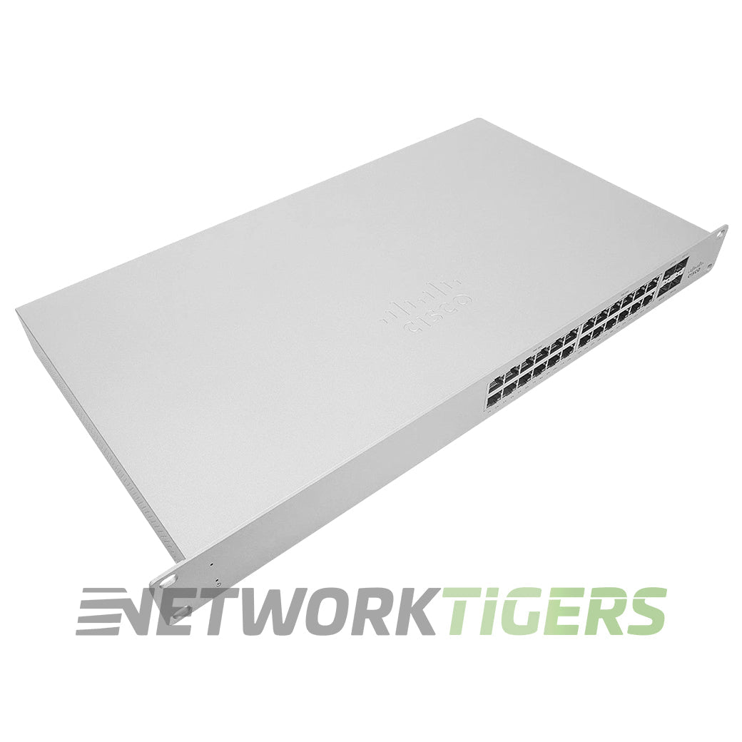 Cisco Meraki MS120-24P-HW 24x 1GB PoE+ RJ45 4x 1GB SFP Unclaimed Switch
