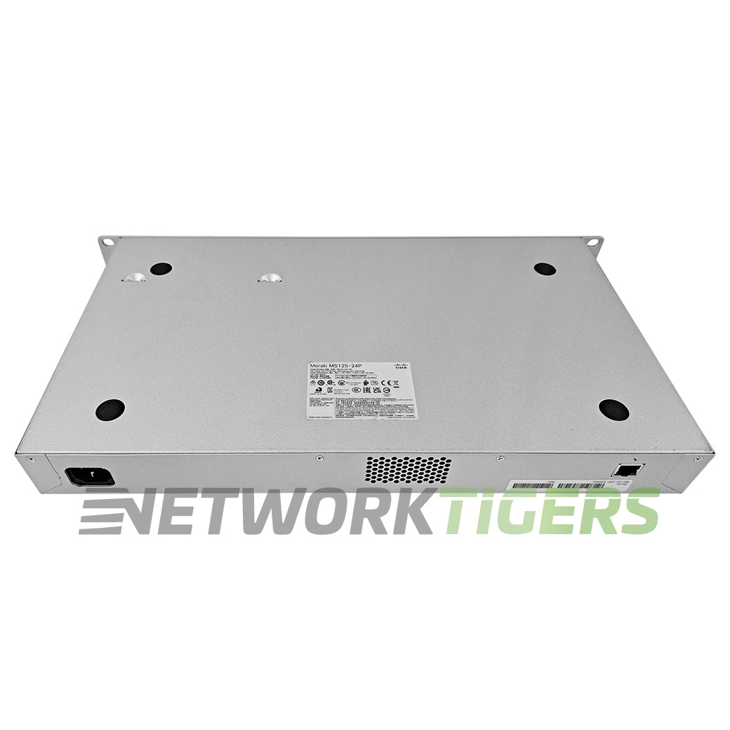 Cisco Meraki MS125-24P-HW 24x 1GB PoE+ RJ45 4x 10GB SFP+ Unclaimed Switch