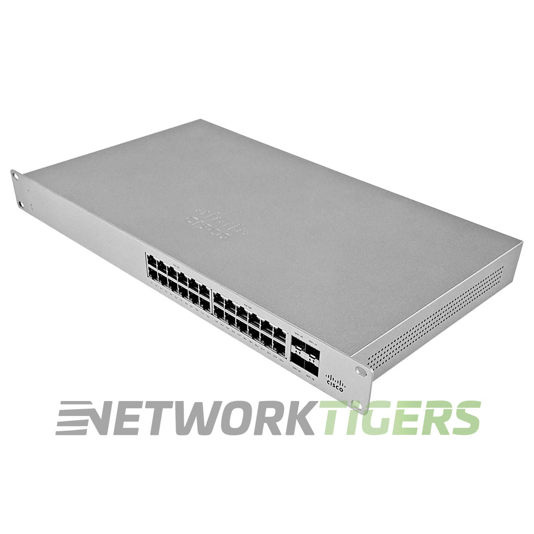 NEW Cisco Meraki MS125-24P-HW 24x 1GB PoE+ RJ45 4x 10GB SFP+ Unclaimed Switch