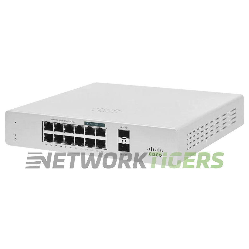Cisco Meraki MS130-12X-HW 8x 1GB RJ45 4x 2.5GB RJ45 2x 10GB Unclaimed Switch