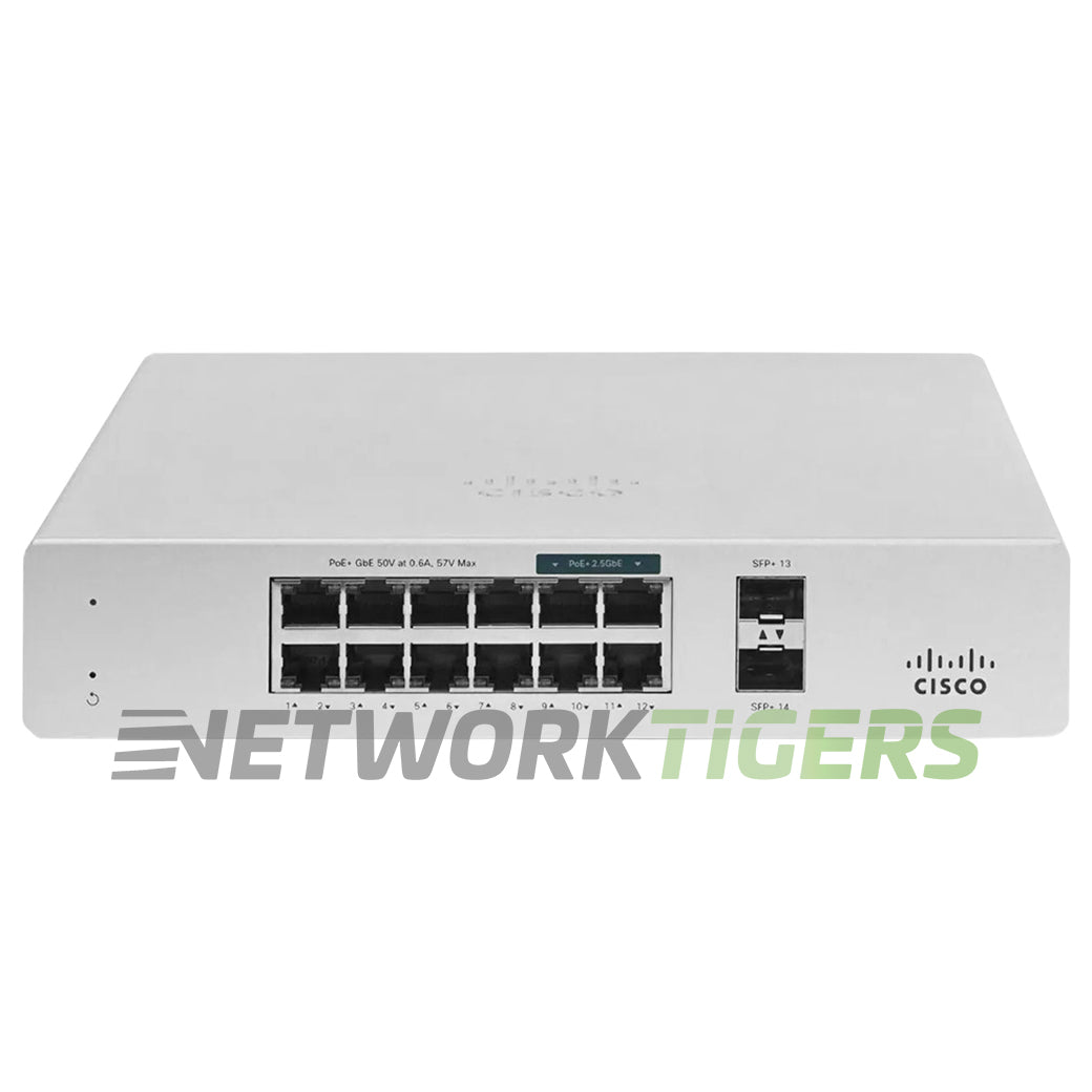 NEW Cisco Meraki MS130-12X-HW 8x 1GB RJ45 4x 2.5GB RJ45 2x 10GB Unclaimed Switch