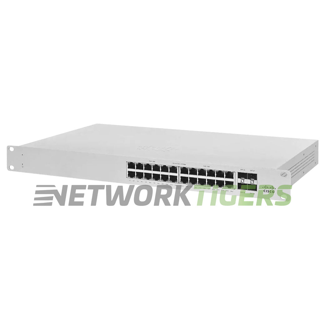 NEW Cisco Meraki MS130-24P-HW 24x 1GB PoE+ RJ45 4x 1GB SFP Unclaimed Switch