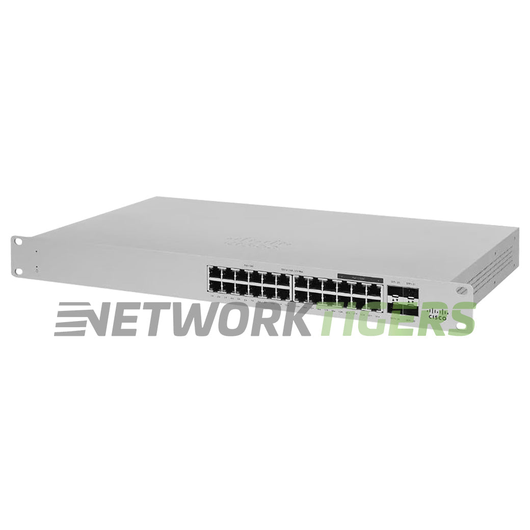 NEW Cisco Meraki MS130-24X-HW 24x PoE RJ45 4x 10GB Unclaimed Switch