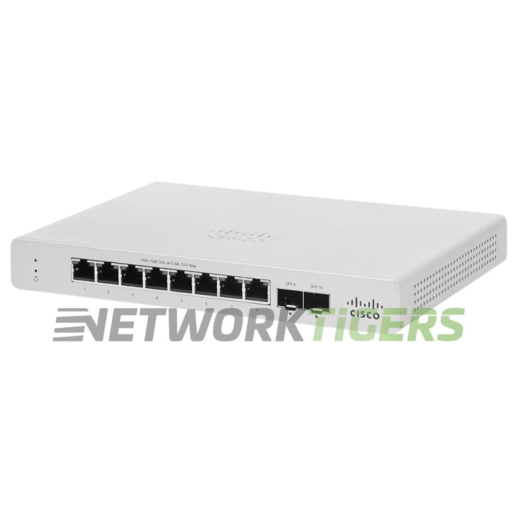NEW Cisco Meraki MS130-8P-HW 8x 1GB PoE++ RJ45 2x 1GB SFP Unclaimed Switch