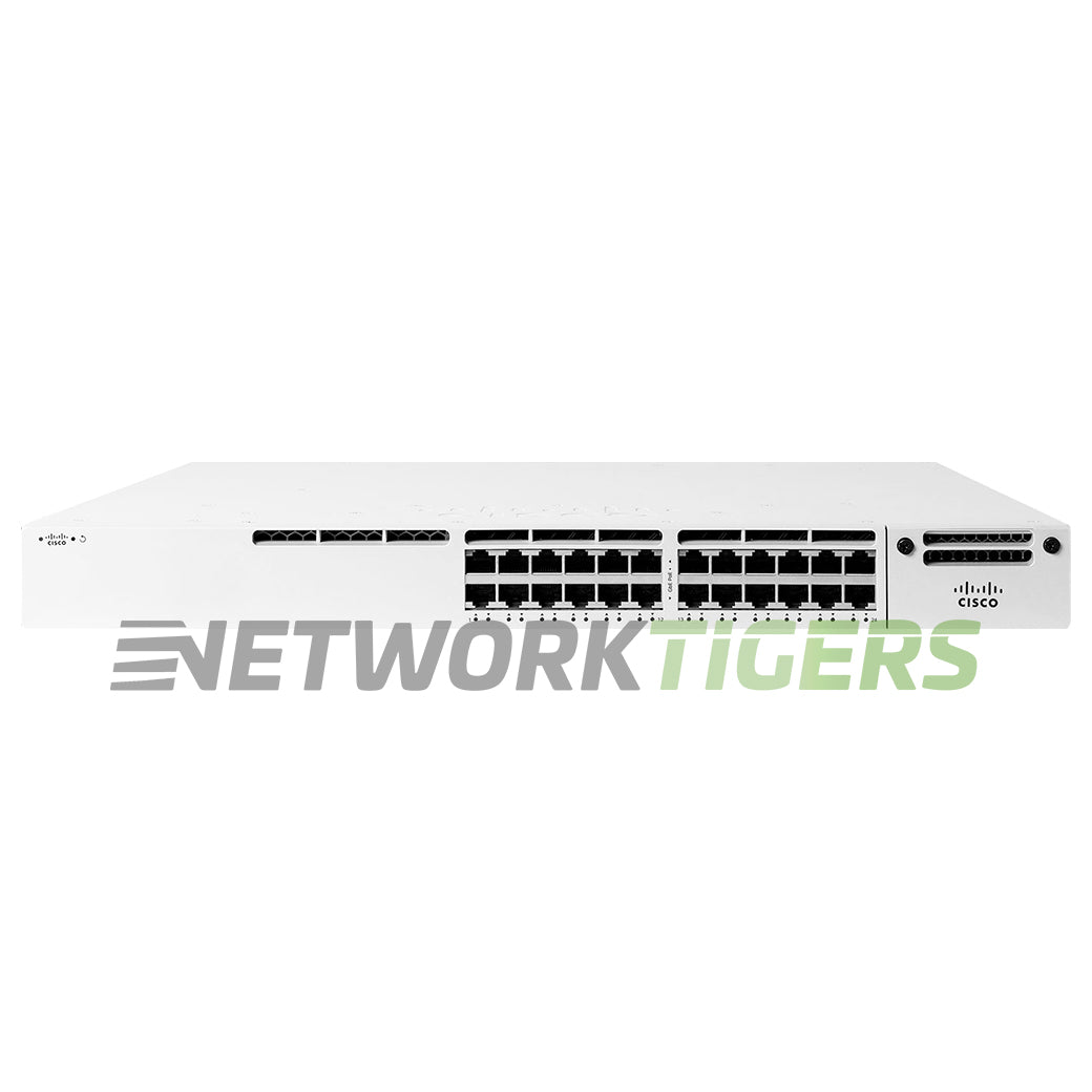 NEW Cisco Meraki MS390-24UX-HW 24x MultiGB UPoE RJ45 1x Slot Unclaimed Switch