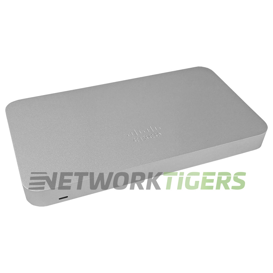 Cisco Meraki MX64-HW 250 Mbps 4x GE LAN UNCLAIMED Firewall w/Adapter