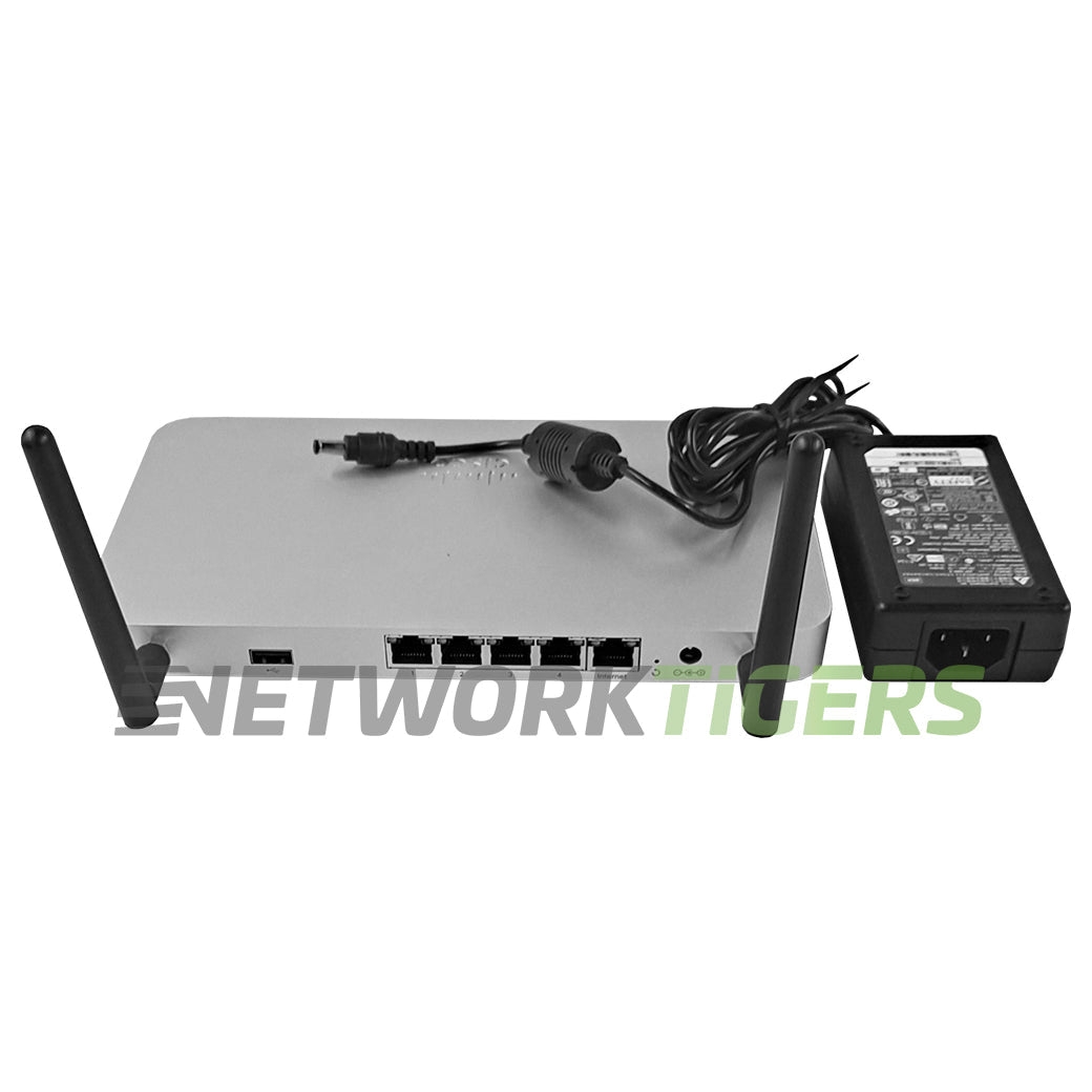 Cisco Meraki MX64W-HW Wireless 250Mbps 6x 1GB RJ45 UNCLAIMED Firewall NO ADAPTER