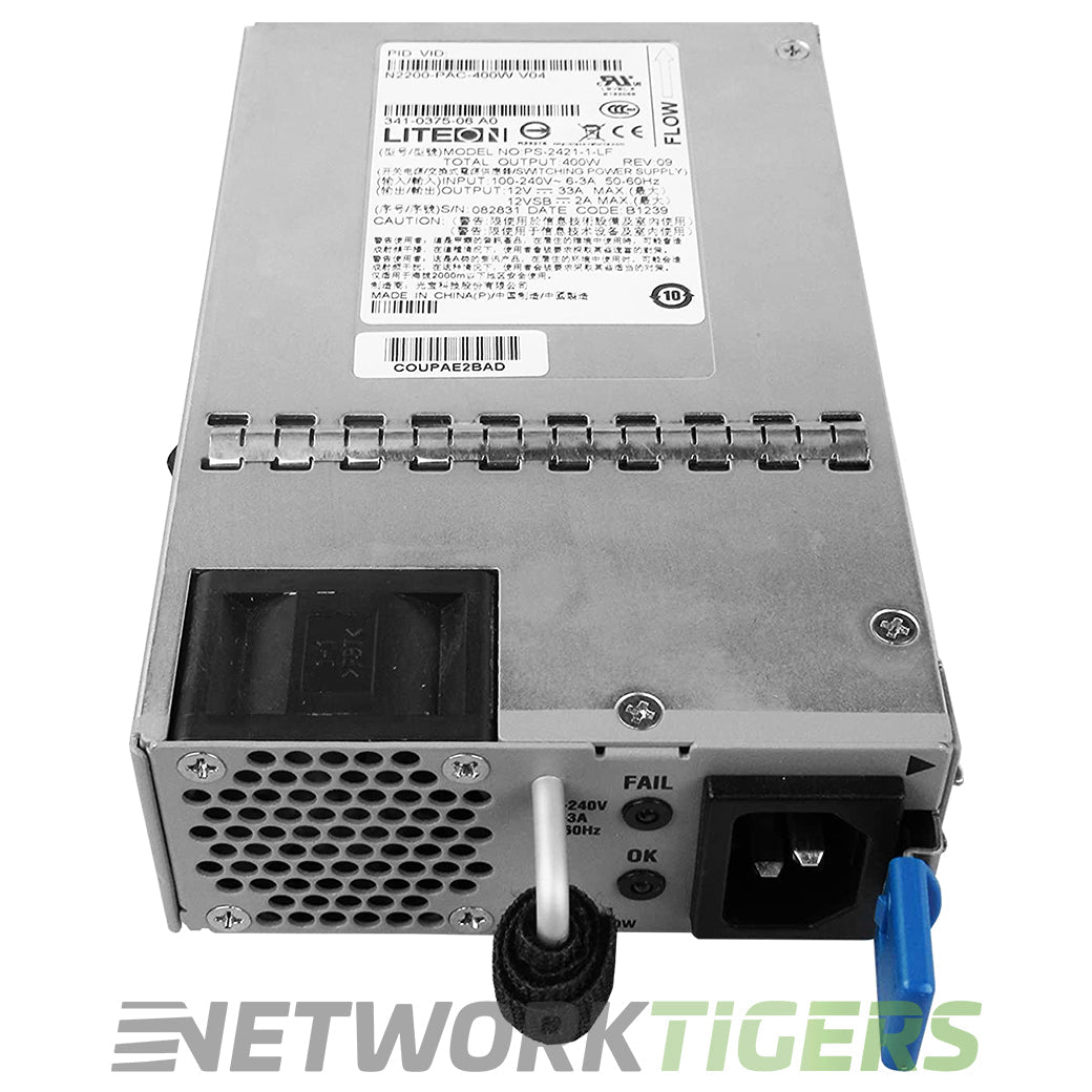 NEW Cisco N2200-PAC-400W 400W AC Back-to-Front Airflow Switch Power Supply