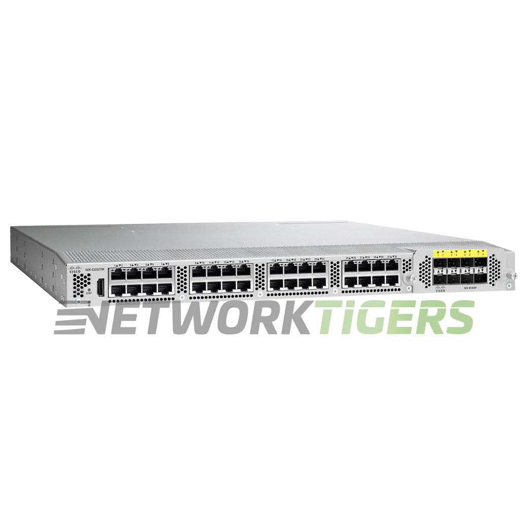 NEW Cisco N2K-C2232TF-E 32x 10GB Copper 8x 10GB SFP+ B-F Air Fabric Extender