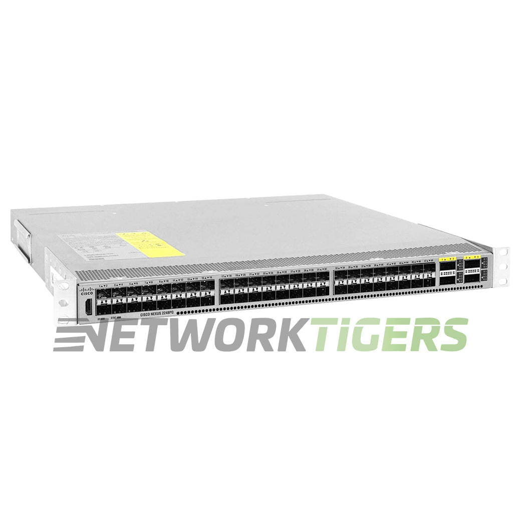 Cisco N2K-C2248PQ 48x 10GB SFP+ 4x 40GB QSFP+ Back-to-Front Air Fabric Extender