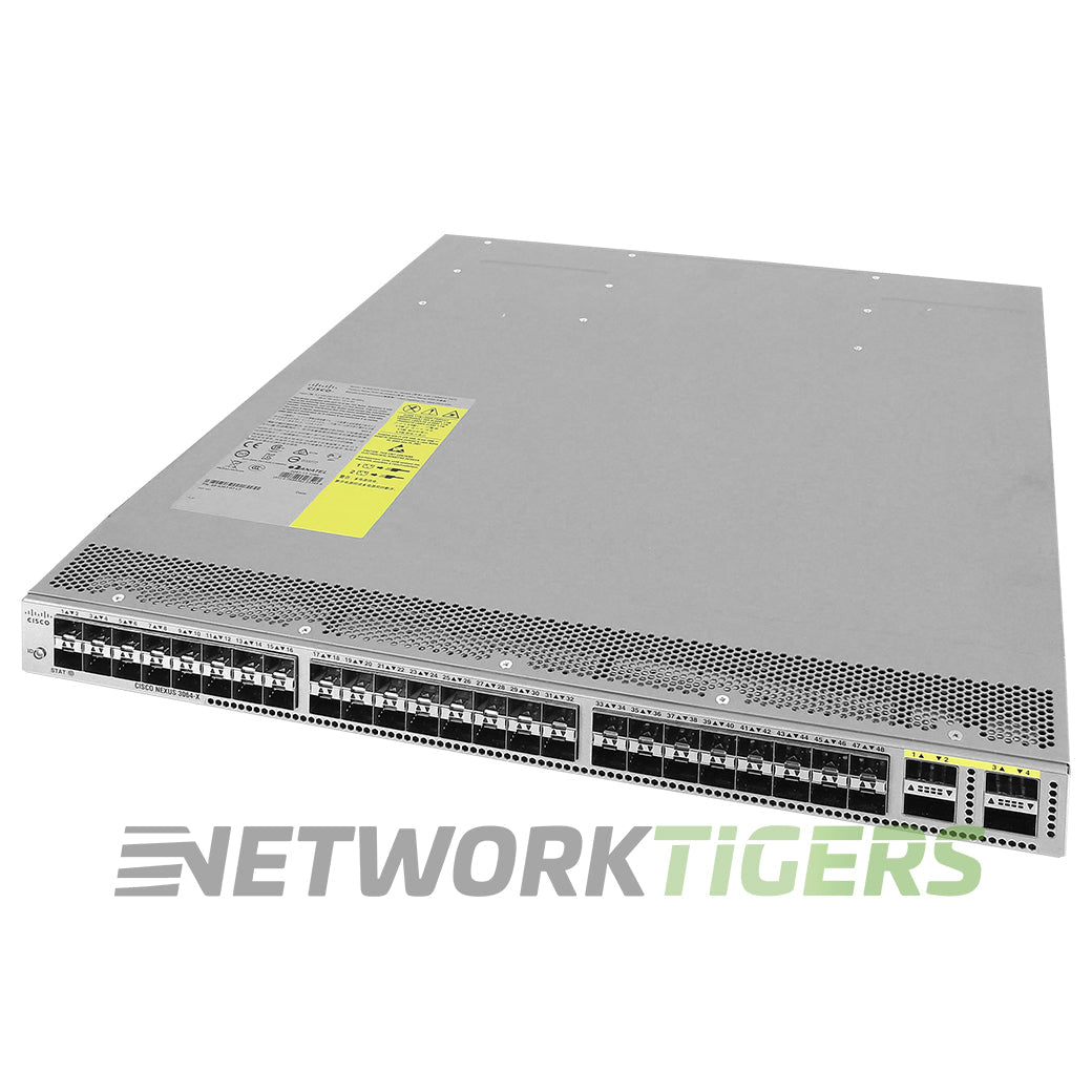 NEW Cisco N3K-C3064-X-BD-L3 48x 10GB SFP+ 4x QSFP+ Front-to-Back Air (DC) Switch