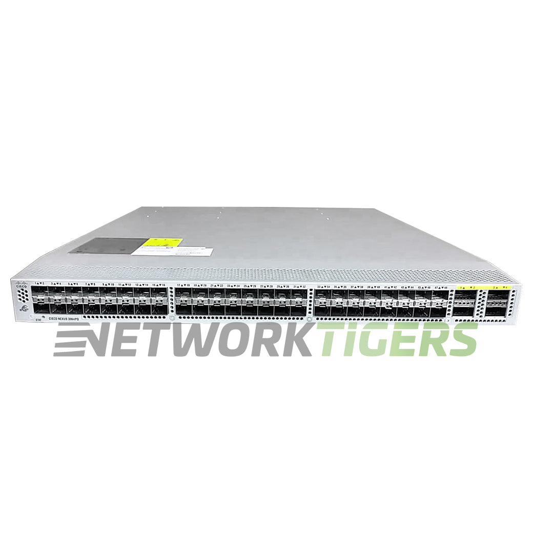 Cisco N3K-C3064PQ-10GE 48x 10GB SFP+ 4x 40GB QSFP+ Back-to-Front Airflow Switch