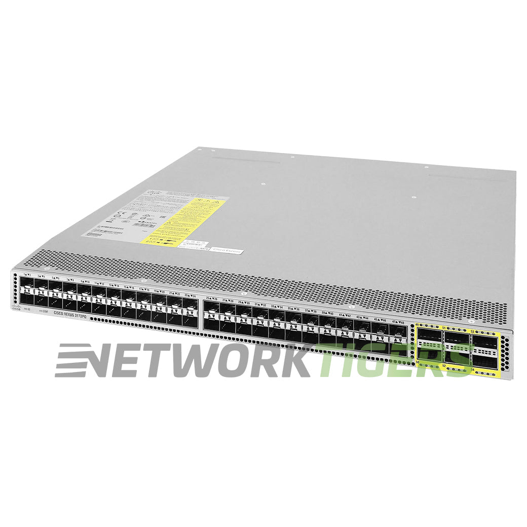 NEW Cisco N3K-C3172PQ-XL 48x 10GB SFP+ 6x 40GB QSFP+ Front-to-Back Air Switch