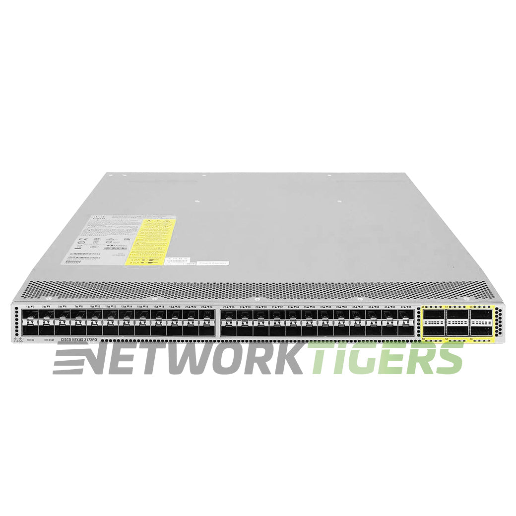 NEW Cisco N3K-C3172PQ-XL 48x 10GB SFP+ 6x 40GB QSFP+ Front-to-Back Air Switch