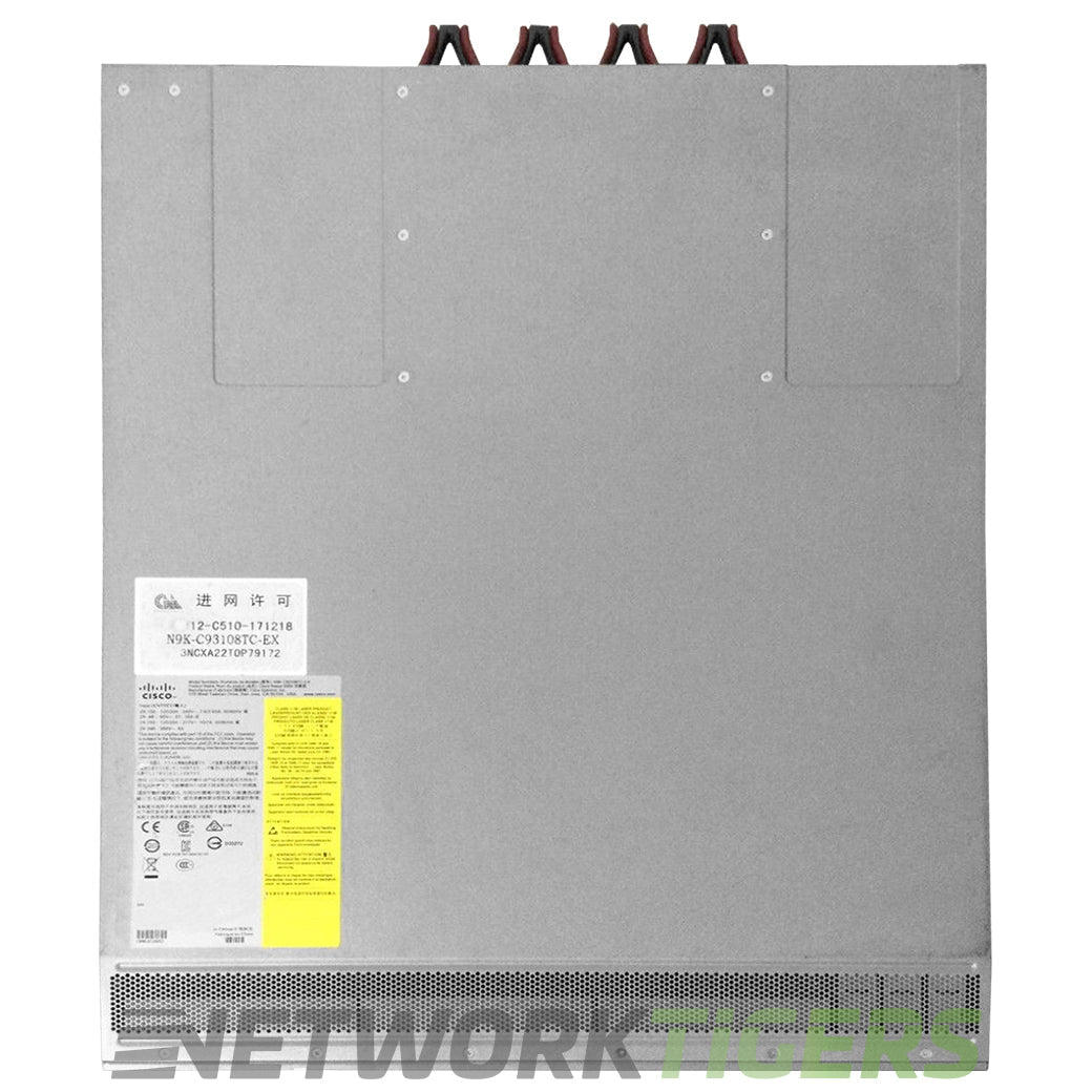 NEW Cisco N9K-C93108TC-EX 48x 10GB Copper 6x 100GB QSFP28 F-B Airflow Switch