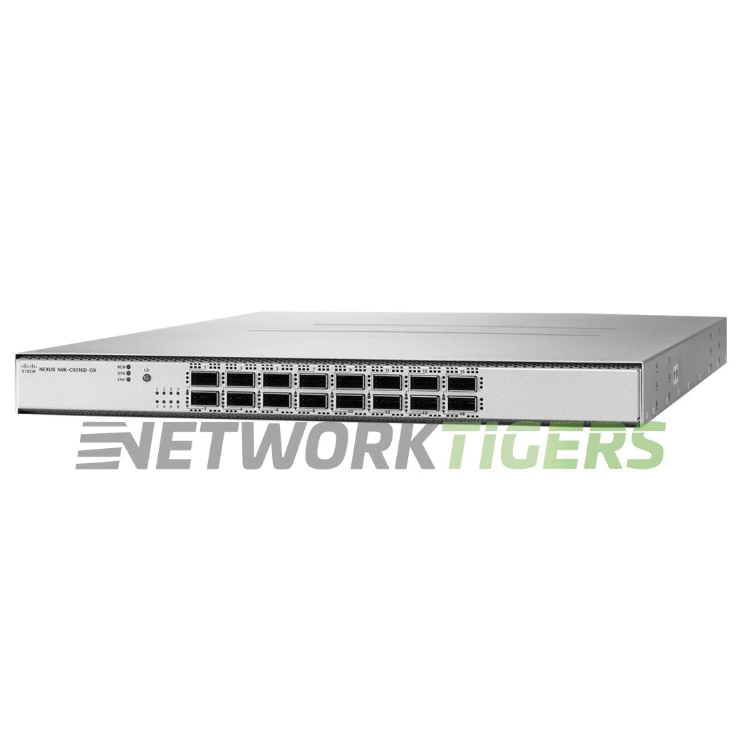 NEW Cisco N9K-C9316D-GX Nexus 9300-GX 16x 400GB QSFP-DD B-F Airflow Switch