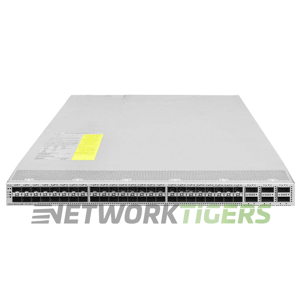 NEW Cisco N9K-C93180YC-EX-24 24x 25GB SFP28 6x 100GB QSFP28 B-F Airflow Switch