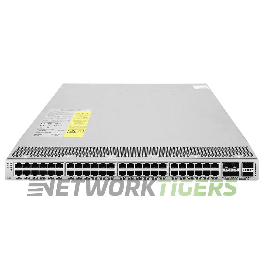 Cisco N9K-C9348GC-FXP 48x 1GB RJ45 4x 25GB SFP28 2x 100GB QSFP28 F-B Switch
