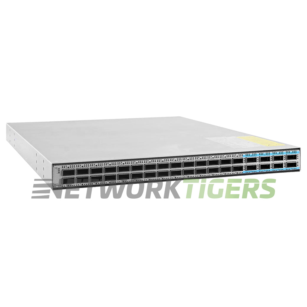 Cisco N9K-C93600CD-GX 28x 100GB QSFP28 8x 400GB QSFP-DD F-B Airflow (DC) Switch