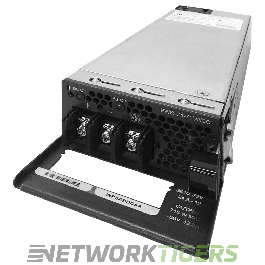 NEW Cisco PWR-C1-715WDC Catalyst 9300 715W DC Platinum Rated Switch Power Supply