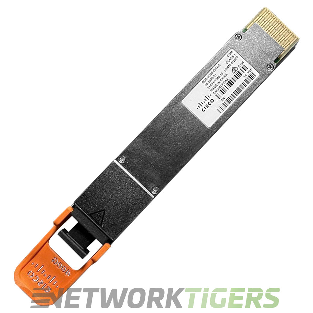 Cisco QDD-400G-DR4-S 400GB BASE-DR4 MPO-12 500m parallel SMF QSFP-DD Transceiver
