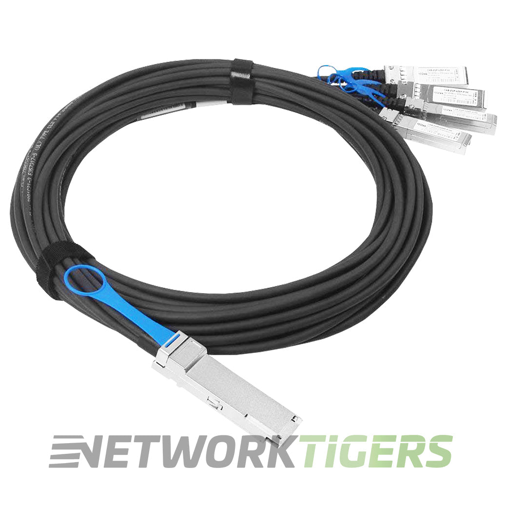 NEW Cisco QSFP-4SFP25G-CU1M 1m 1x 100GB QSFP28 to 4x 25GB SFP28 Breakout Cable