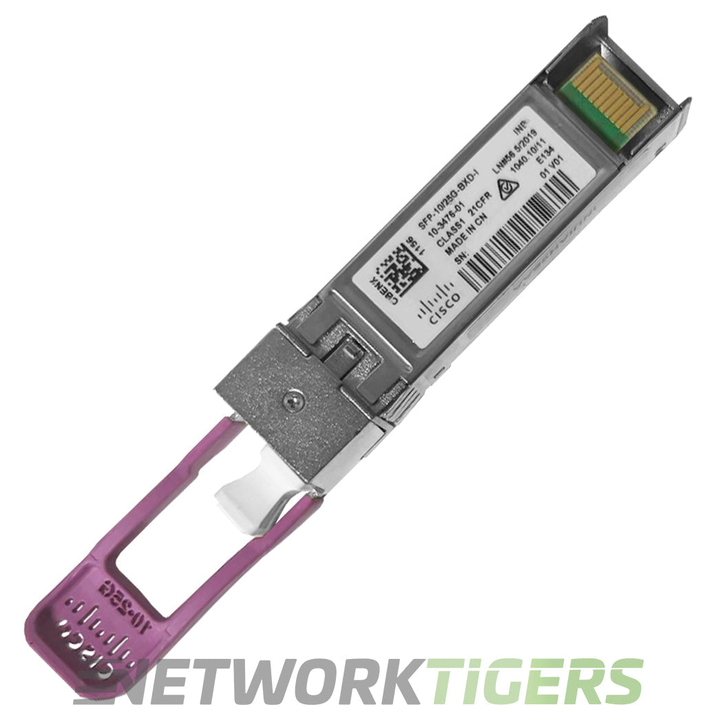 Cisco SFP-10/25G-BXD-I 25GB/50GB BASE-BR 1270nm 10km SMF SFP28 Transceiver