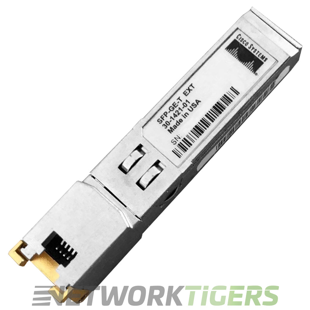 Cisco SFP-GE-T 1GB BASE-T RJ45 Cat 5/6 SFP Transceiver