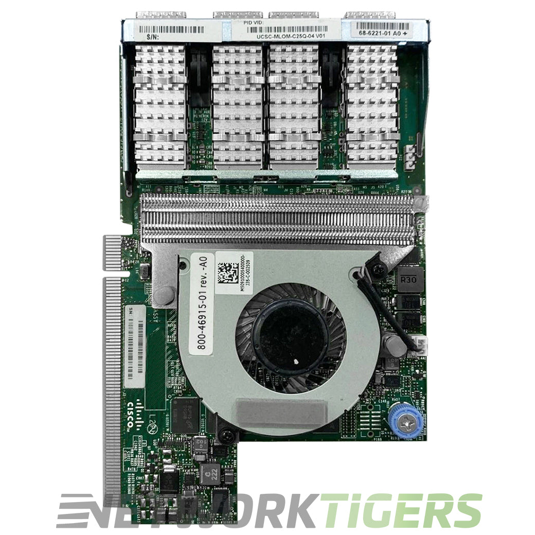 Cisco UCSC-MLOM-C25Q-04 UCS Series 4x 25GB SFP28 Server Virtual Interface Card
