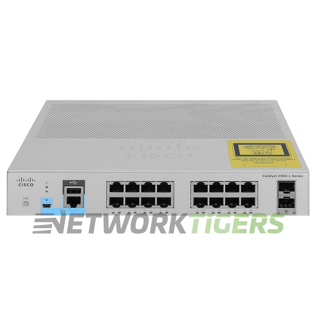 NEW Cisco WS-C2960L-16TS-LL 16x 1GB RJ45 2x 1GB SFP Switch