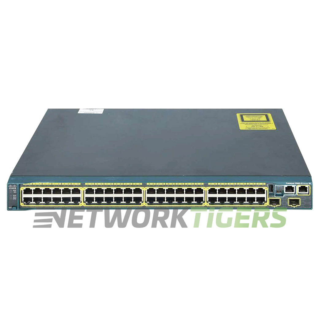 Cisco WS-C2960S-48FPS-L 48x 1GB PoE+ RJ45 2x 1GB SFP Switch