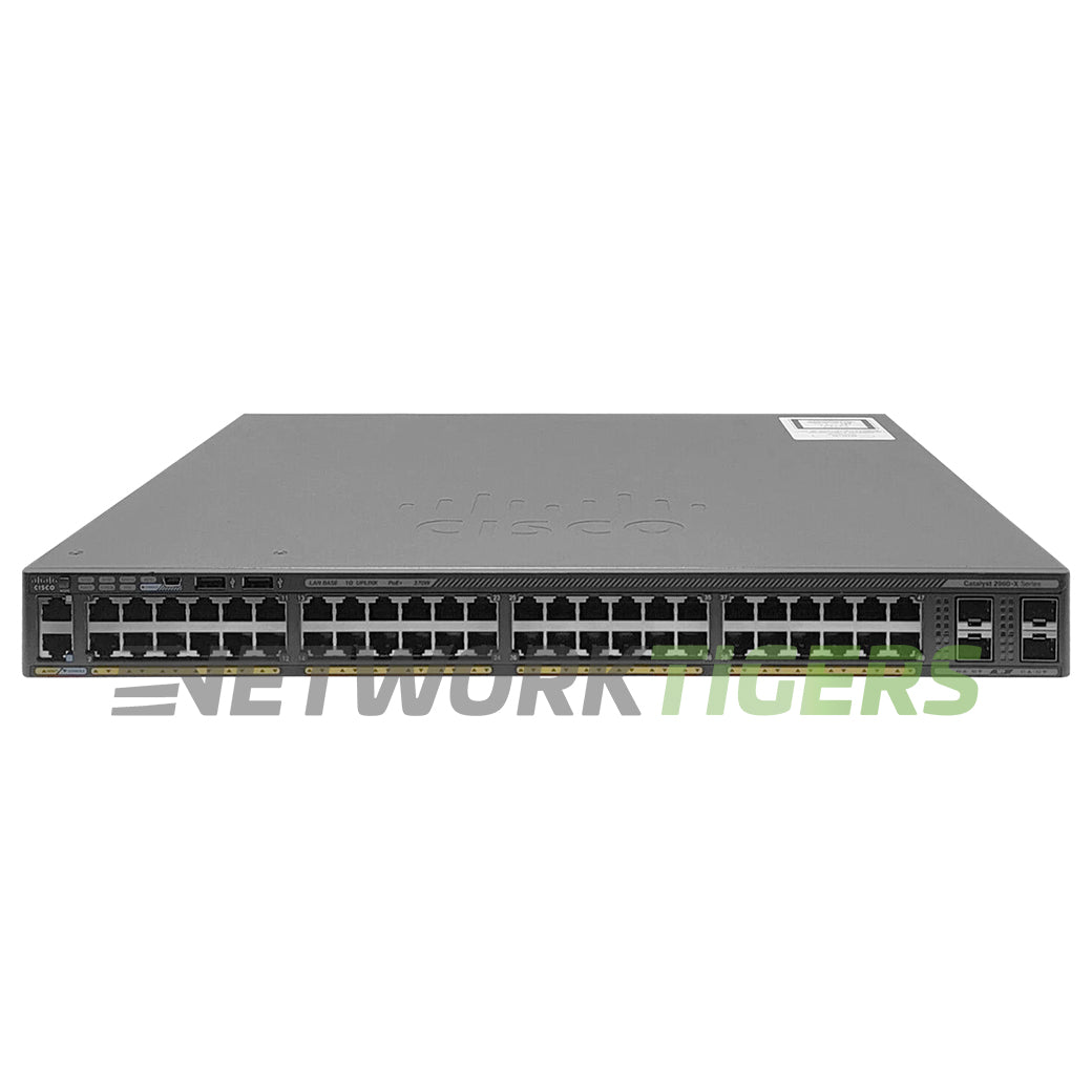 NEW Cisco WS-C2960X-48LPS-L 48x 1GB PoE+ RJ-45 4x 1GB SFP Switch