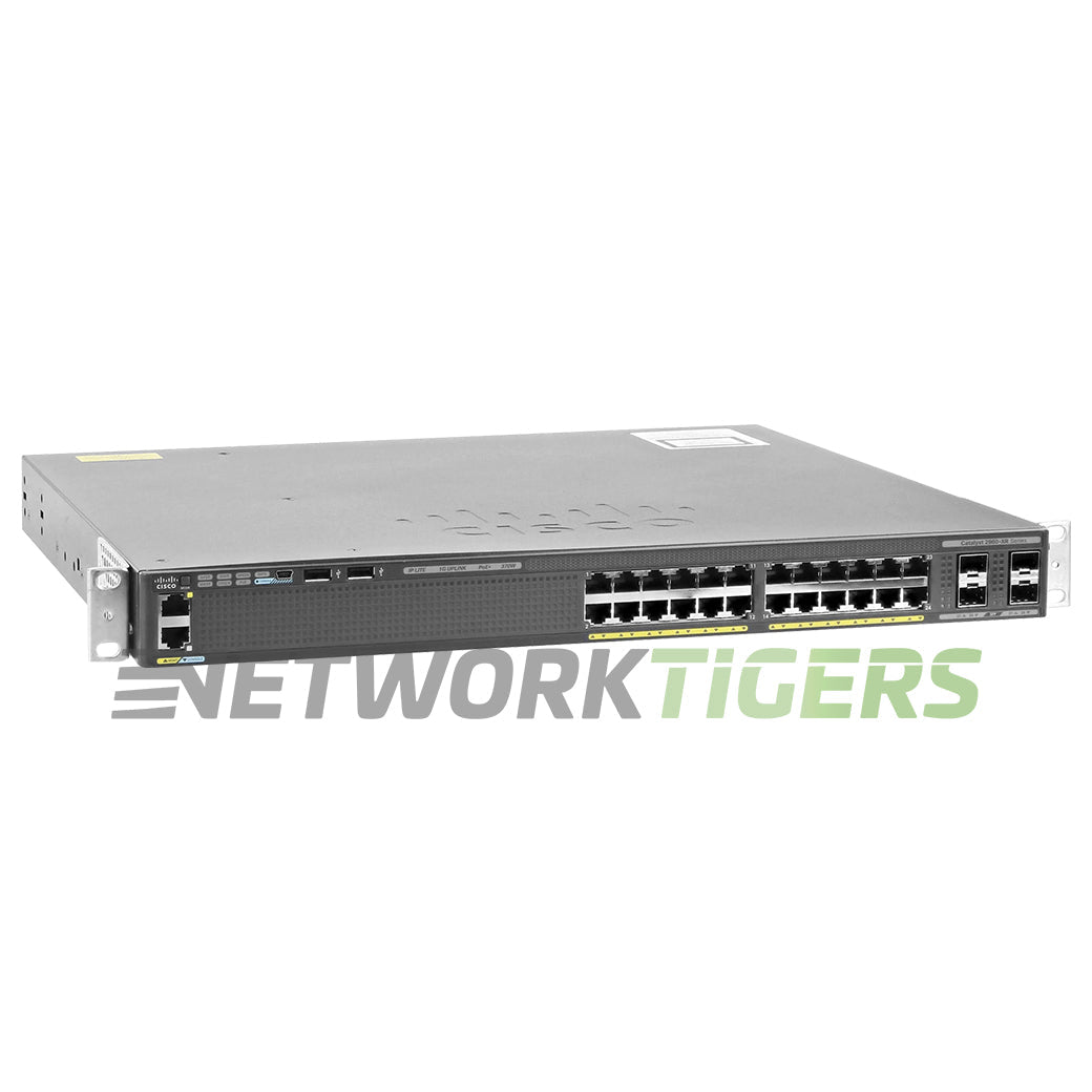 Cisco WS-C2960XR-24PS-I Catalyst 2960XR 24x 1GB PoE RJ45 4x 1GB SFP Switch