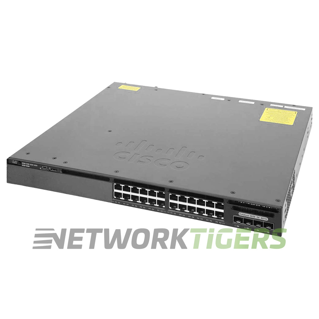 Cisco WS-C3650-24TD-L 24x 1GB RJ45 2x 10GB SFP+ 2x 1GB SFP Switch