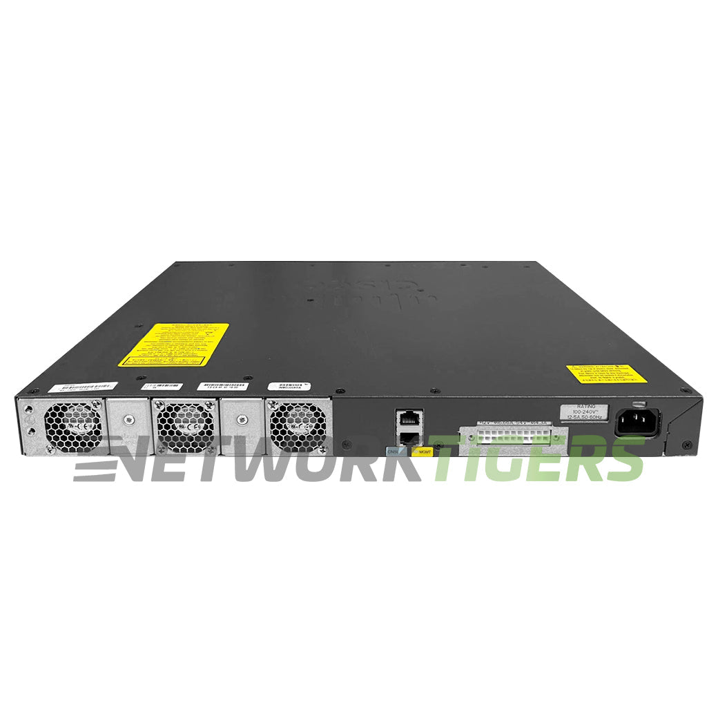 Cisco WS-C3650-48FQM-L 48x 1GB PoE+ RJ45 4x 10GB SFP+ Switch