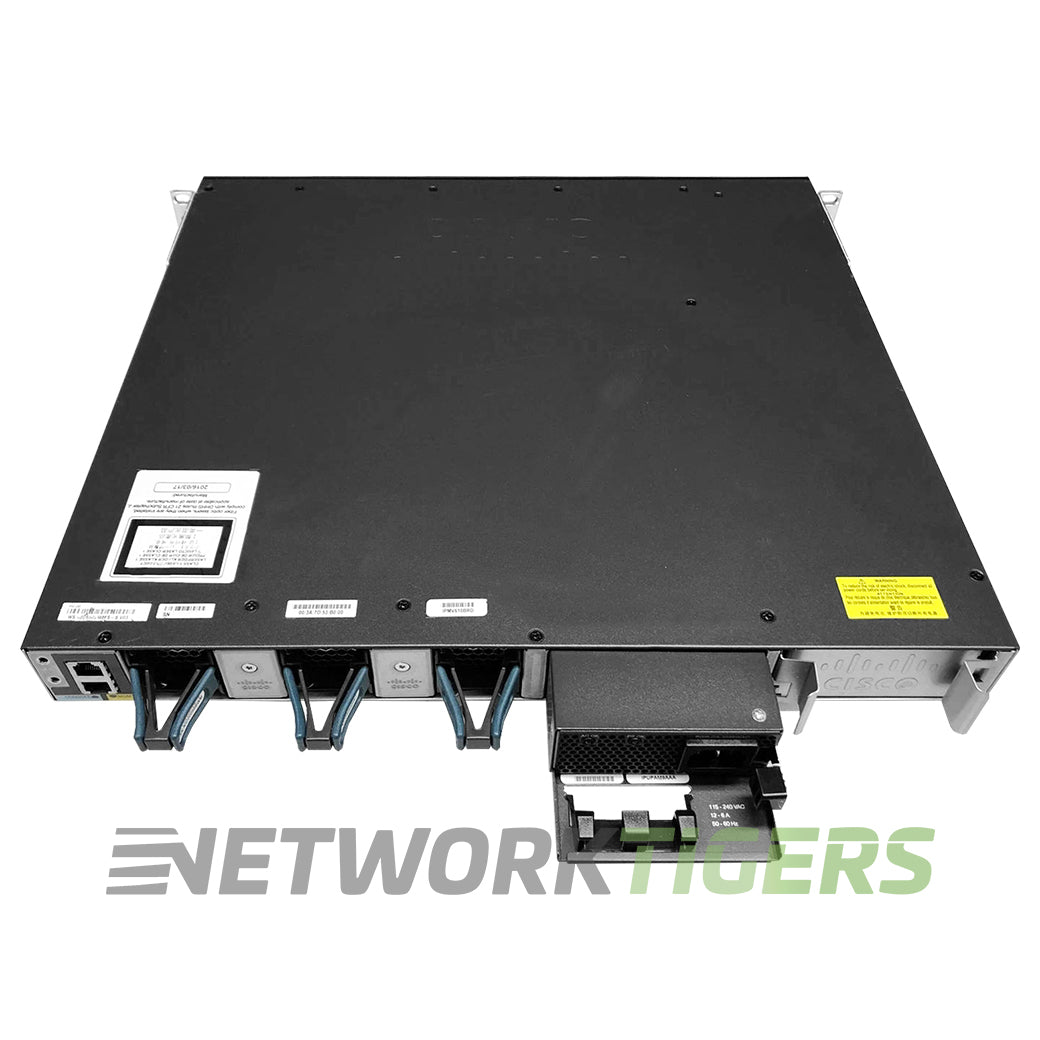 NEW Cisco WS-C3650-48FS-S 48x 1GB PoE+ RJ45 4x 1GB SFP Switch
