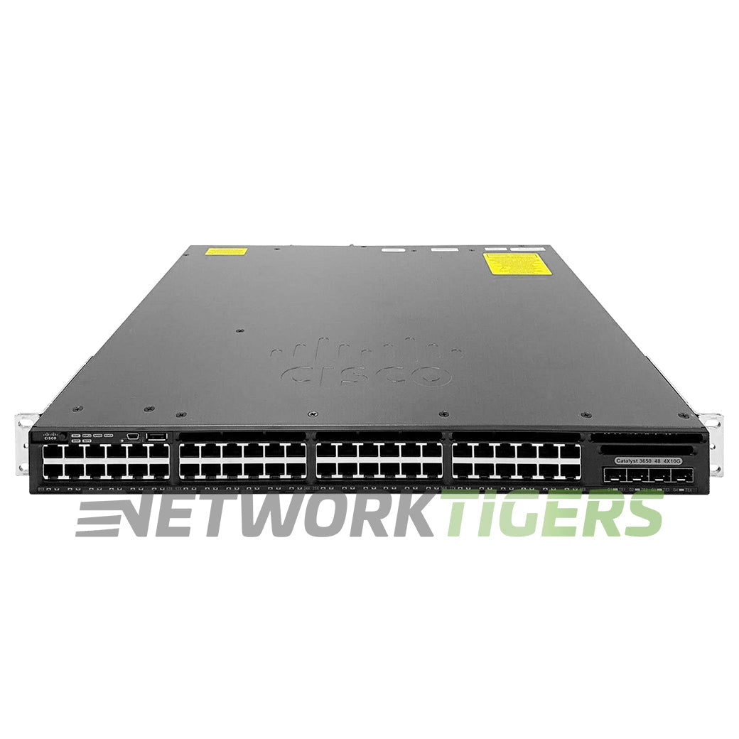 NEW Cisco WS-C3650-48TQ-S 48x 1GB RJ45 4x 10GB SFP+ Switch