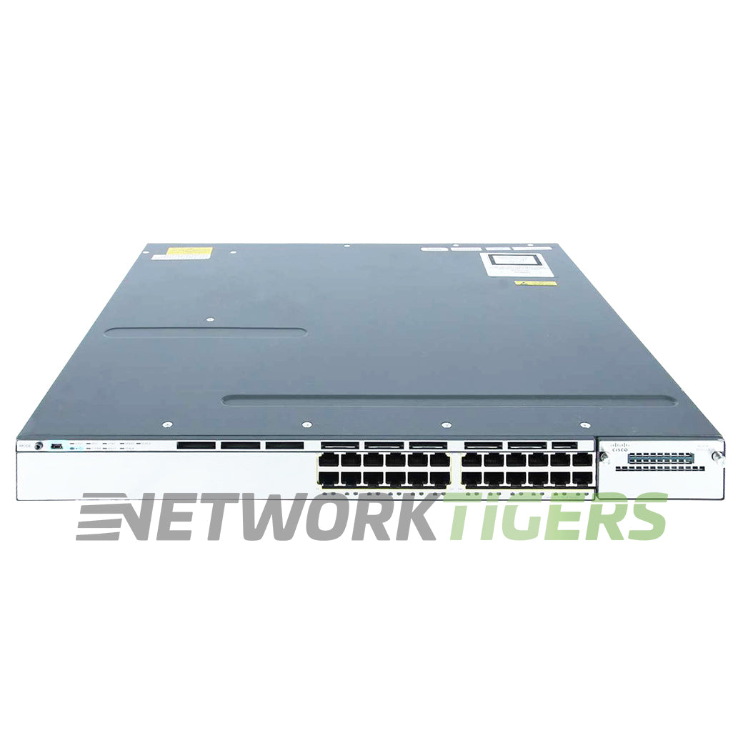 NEW Cisco WS-C3750X-24T-S 24x 1GB RJ45 1x Module Slot Switch