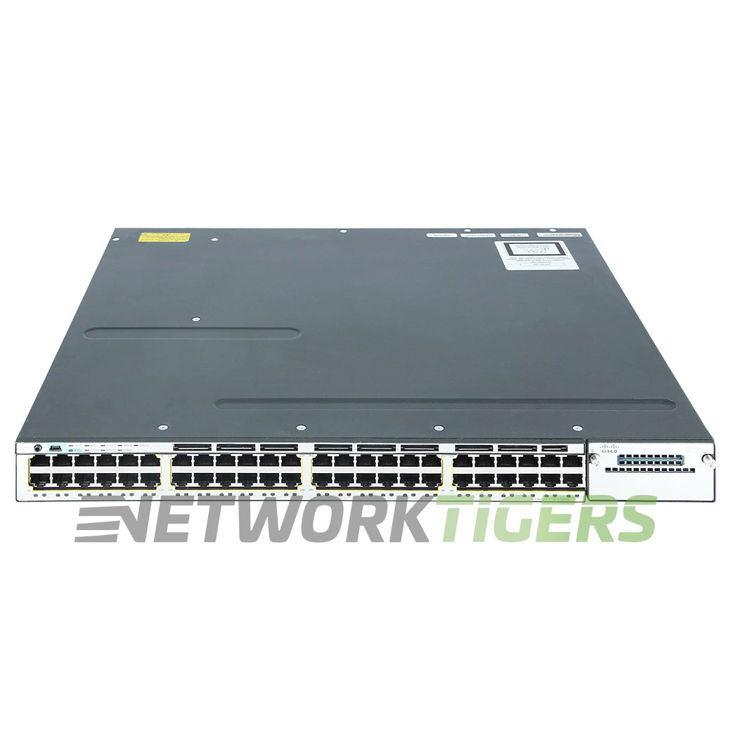 Cisco WS-C3750X-48P-L 48x 1GB PoE+ RJ45 1x Module Slot Switch