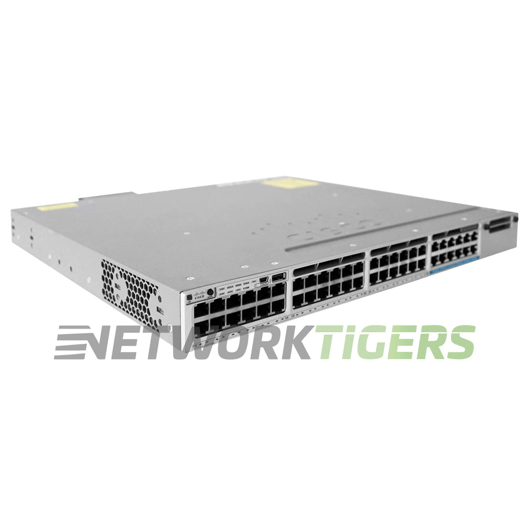 Cisco WS-C3850-12X48U-L 48x (12x MultiGB) UPoE RJ45 1x Mod Slot Switch