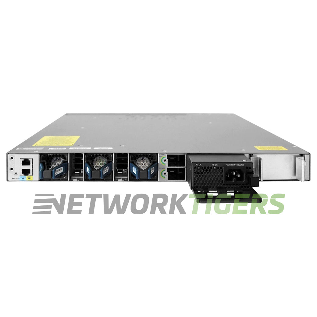 Cisco WS-C3850-12X48U-L 48x (12x MultiGB) UPoE RJ45 1x Mod Slot Switch