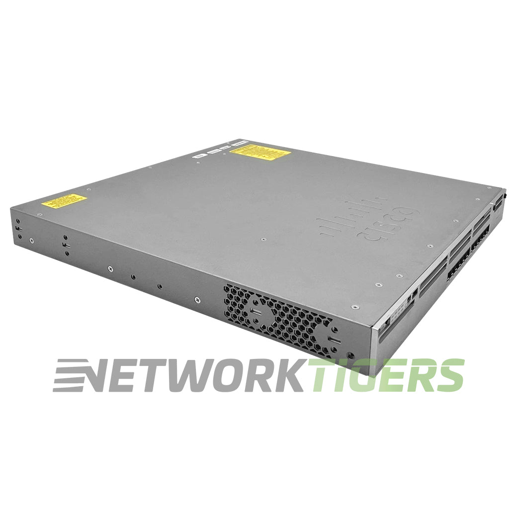 Cisco WS-C3850-16XS-S 12x 10GB SFP+ Switch w/ 4x 10GB SFP+ Module