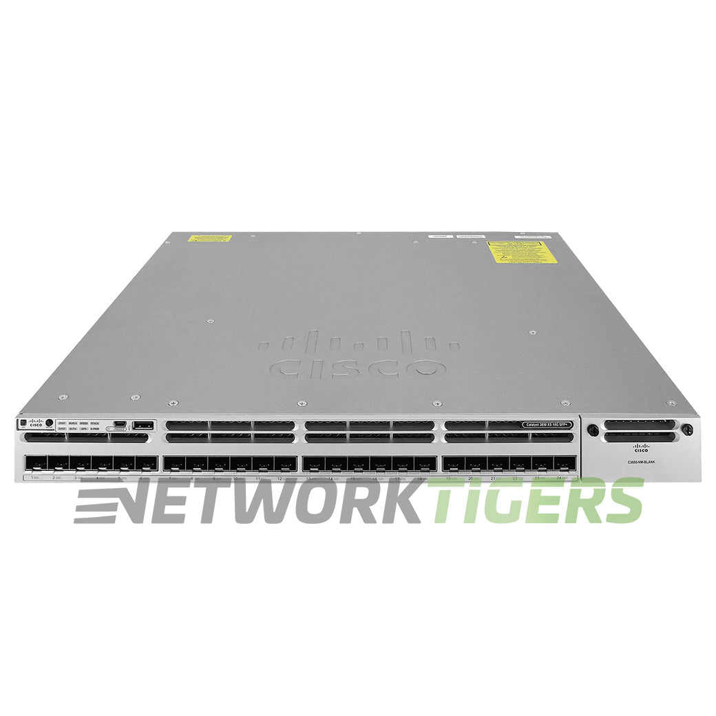 NEW Cisco WS-C3850-24S-S Catalyst 3850 24x 1GB SFP 1x Module Slot Switch