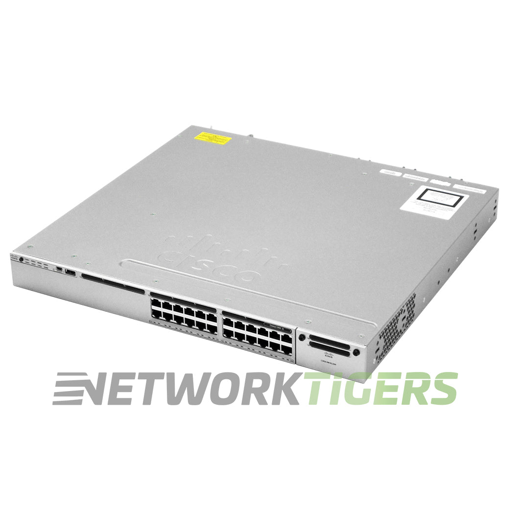Cisco WS-C3850-24T-L Catalyst 3850 24x 1GB RJ45 1x Expansion Module Slot Switch