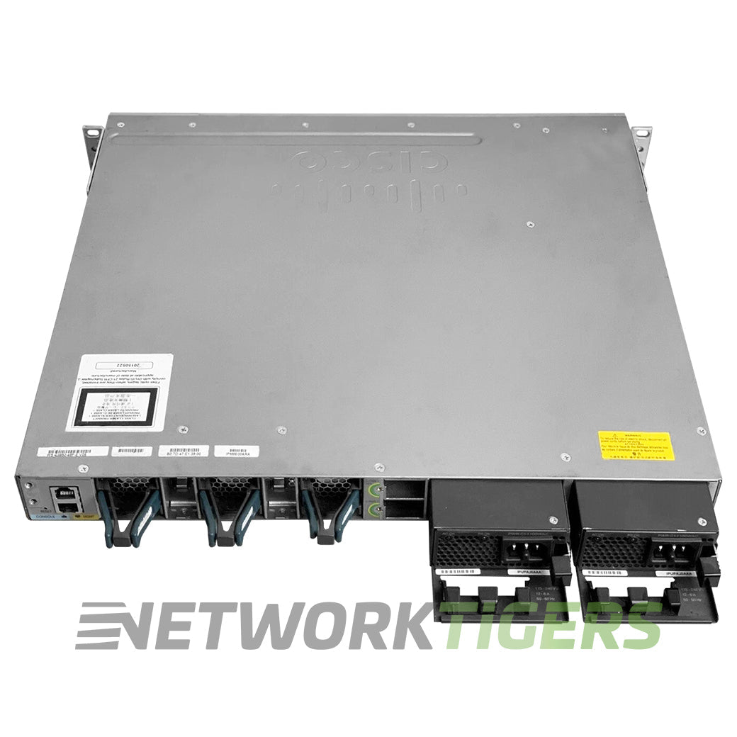 Cisco WS-C3850-48F-S Catalyst 3850 48x 1GB PoE+ RJ45 1x Module Slot Switch