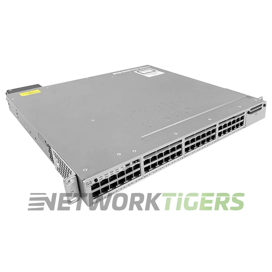 NEW Cisco WS-C3850-48PW-S 48x 1GB PoE RJ-45 1x Mod Slot Manages 5x APs Switch