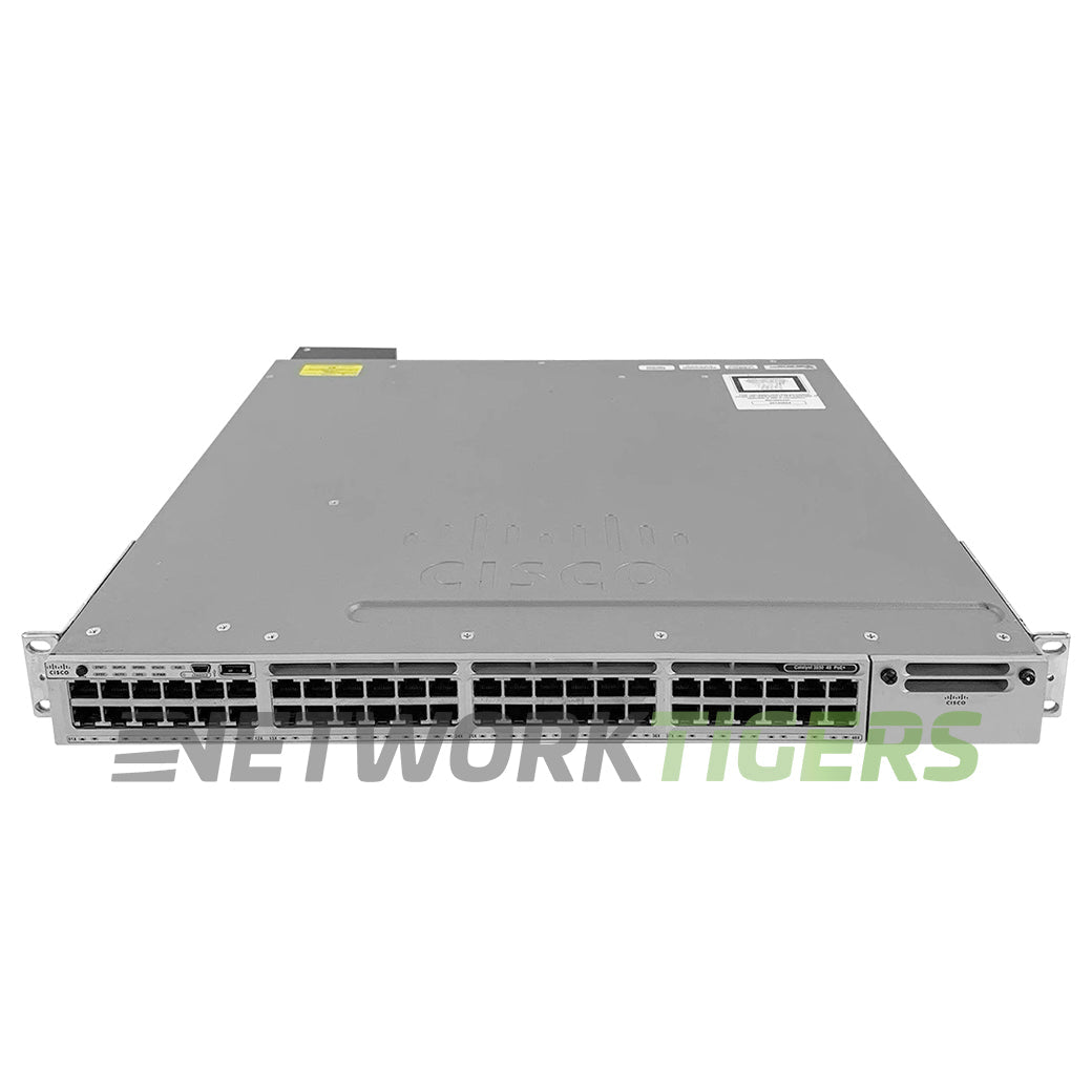 NEW Cisco WS-C3850-48PW-S 48x 1GB PoE RJ-45 1x Mod Slot Manages 5x APs Switch
