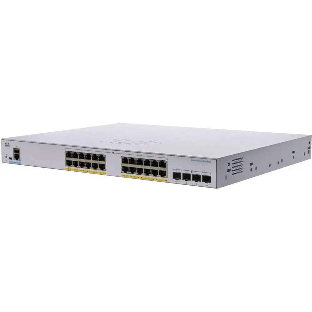 Cisco CBS350-24FP-4G-NA 24-Port Gigabit PoE+ Managed Switch 370W 4x SFP - Refurbished